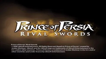 Prince of Persia- Rival Swords screen shot title